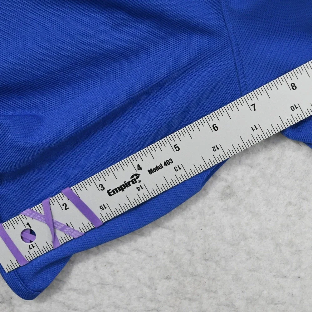 Nike Athletic Shorts Mens XL Blue Dri-FIT Elastic Waist‎ Pockets Training Gym 7